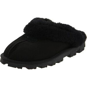 UGG Coquette Women's Slippers, Black, 6 M (US)